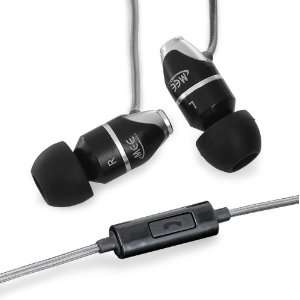  MEElectronics M31P BK In Ear Headphones with In Line Microphone 