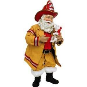    Collectible Fabriche Santa   Firehouse Mascot