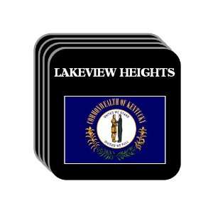 US State Flag   LAKEVIEW HEIGHTS, Kentucky (KY) Set of 4 Mini Mousepad 