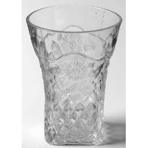   & Floral Indiana Glass Tumbler 8 Ounce Crystal 