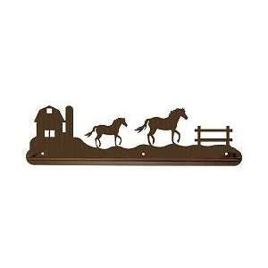  Horse and Barn Towel Bar
