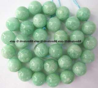 natural green moonstone 11mm Roumnd Gemstone Beads 15  