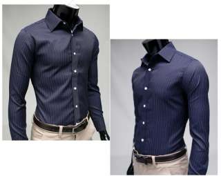 You look cool Mens Fashion Stylish Slim Fit Designer Casual Striped 