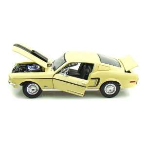   Maisto 118 Scale Yellow 1968 Ford Mustang GT Cobra Jet Toys & Games