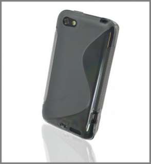 Rubber Silikon Tasche in Grau Für HTC ONE V Handy Schutz Hülle Case