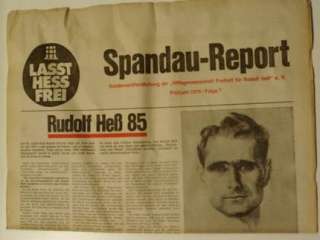 Spandau Report 1979 Rudolf Hess zum 85. Geburtstag in Baden 