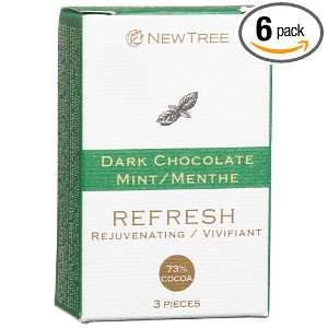New Tree Refresh Rejuvenating 73% Cocoa Fine Belgian Dark Mint 