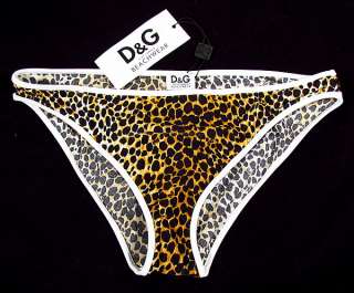 DOLCE & GABBANA° Leopard Bikini Slip Badehose Swimpants Gepard Leo 