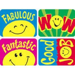  19 Pack TREND ENTERPRISES INC. APPLAUSE STICKERS SMILEY 