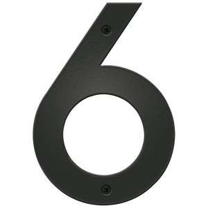  Blink Contemporary House Number in Black   6 Toys & Games