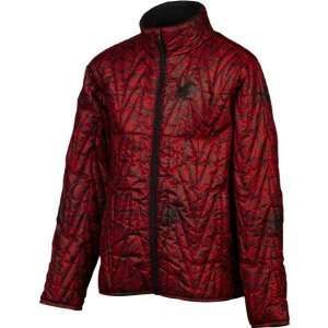  Spyder Original Insulator Jacket   Boys Red Web Print, L 