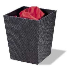 Wood Wastebasket in Charcoal by Organize It All 