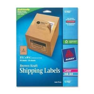  Avery Internet Shipping Label AVE5783