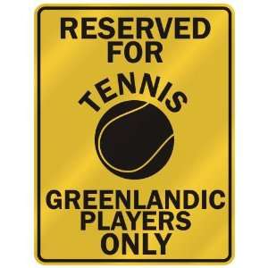  ENNIS GREENLANDIC PLAYERS ONLY  PARKING SIGN COUNTRY GREENLAND