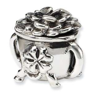  Sterling Silver Reflections Pot of Gold Bead Jewelry