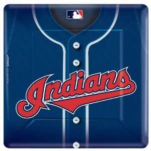  Cleveland Indians Baseball   Square Banquet Dinner Plates 