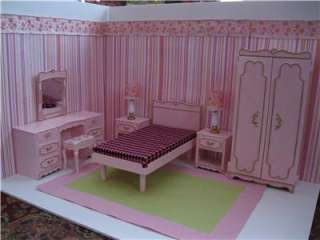Customized OOAK Wolverine Barbie Bedroom Suite Diorama & Extras ~Lamps 