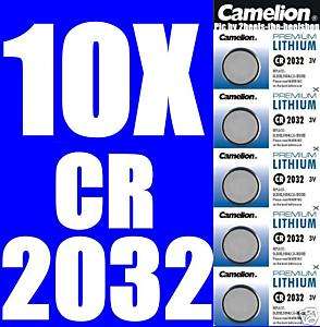 10x CAMELION CR2032 Lithiumbatterien CR 2032 DL2032 NEU  