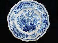Antique Spode Jasmine Pattern Blue Plate 1825 1833  
