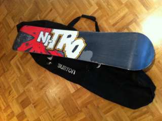 Snowboard NiTRO BRAWLER 126 cm für Kids + Bindung ( Burton) + Bag in 