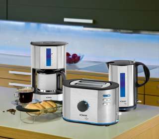 3in1 Frühstücksset Toaster Kaffeemaschine Wasserkocher  