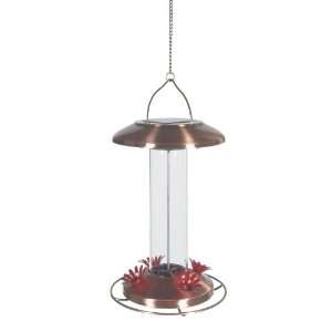com Eaton Solar LED Hummingbird Feeder   Stainless Steel Bird Feeder 