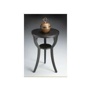  Butler Black Licorice Round Accent Table