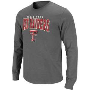 Texas Tech Red Raiders Roadhouse Long Sleeve T Shirt   Charcoal 