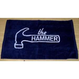 Blue Hammer Bowling Towel 16 x 26 