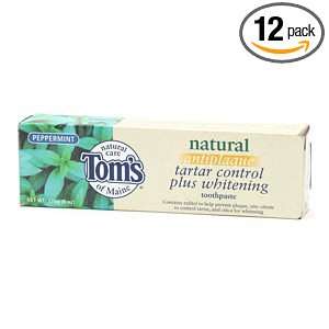  Toms Of Maine Toothpaste Tartar Control Whitening case of 