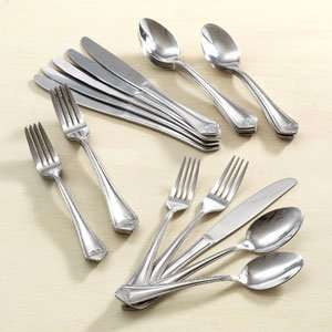  Lansbury 30 PC Stainless Flatware Set by Gibson 