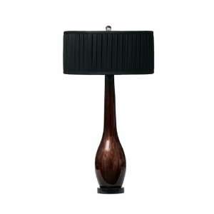  1002 C05 TL01 D Thumprints Bronze Beauty Table Lamp 