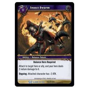   Hunt for Illidan Single Card Insect Swarm #30 Rare [Toy] Toys & Games