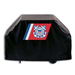 Coast Guard Grill Cover with Seal logo on stylish Black Vinyl by 