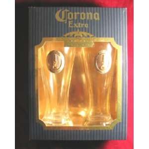   Rare Corona Extra 2 Pilsner Glass Bar Beer Tulip