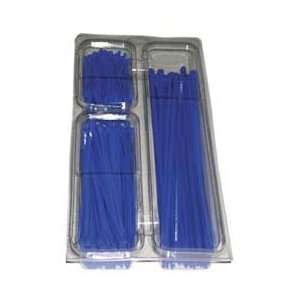  NuLine 400 Pc 4.7,11 Blue Cable Tie Assortment