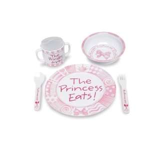   By Mud Pie Inc Princess Eats Melamine Dinnerware Set 