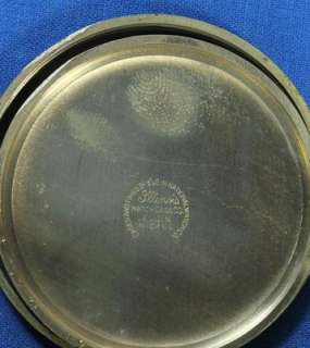 Circa 1942 Elgin Open Face Antique Pocket Watch 15j 16s 43mm  