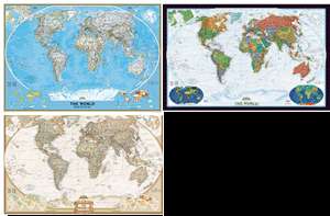 WORLD MAPS   GIANT SIZE WALL POSTERS MURALS   NEW  