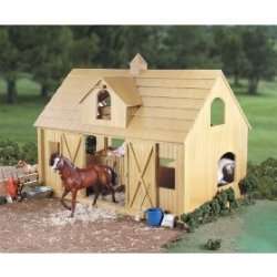 BREYER HORSES DELUXE WOOD BARN WITH CUPOLA  