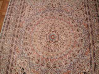 Qom Persian rug; All Persian Rugs are genuine handmade. Also, every 