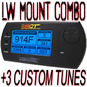 Ford F250 6.0L SCT Livewire Programmer 9600 Mount Combo  