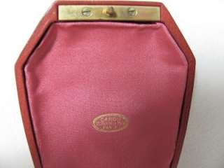 Vintage Paris Parfumerie CARON French Perfume, Red Case Cologne Box 