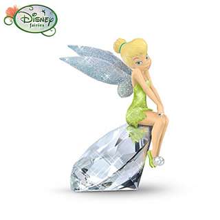 Handcrafted Disney Tinker Bell Diamond Pixie Figurine  