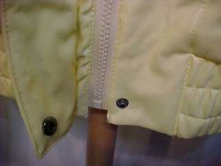 LIPSTICK Pale Yellow Motorcycle Bomber Fashion Jacket S  