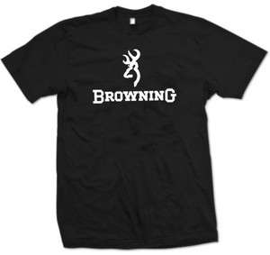 Browning Firearms Black T shirt sizes Sm XL  