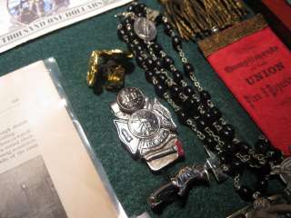 vintage st florian fire fighter rosary