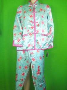 KATHRYN Oriental Floral Print NEW Pajama Set S  