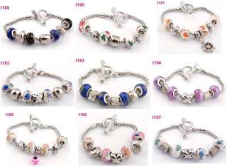 European style special clasp charm bracelet t189 197  
