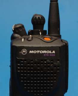 Motorola XTS 3000 800MHz Radio, Earpiece, Charger  